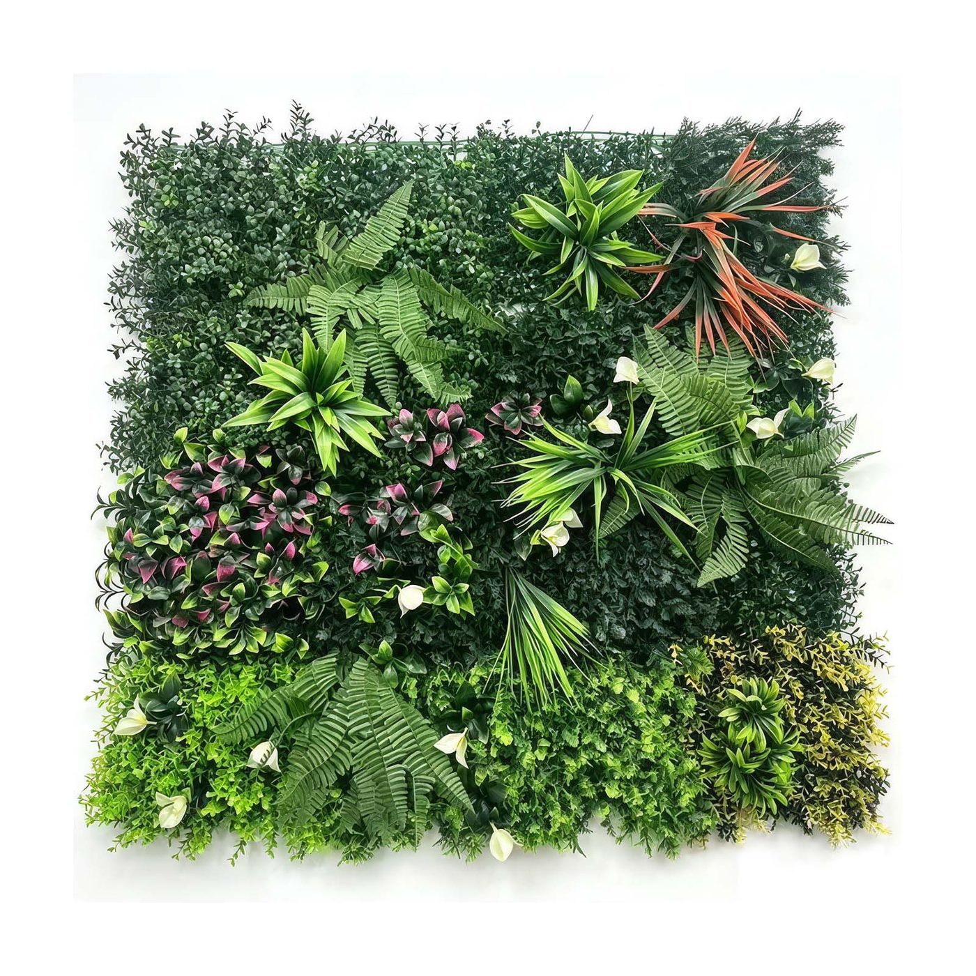 Deep Jungle Green Wall Panel 1m x 1m
